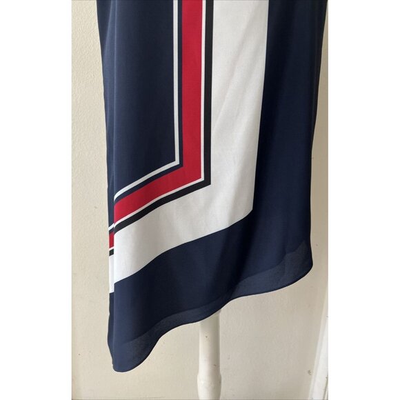 Joie Size Small Color-blocked Nautical EDYTE Dress Asymmetric Hem Navy $348 NEW - Picture 11 of 15